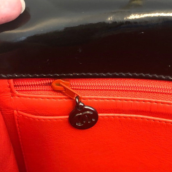 CHANEL Black CC Cotton Shoulder bag - Picture 6 of 12